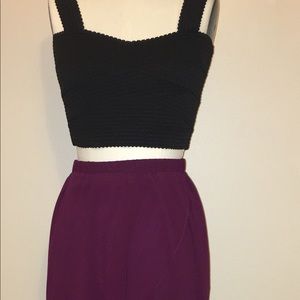 H&M high-low hem skirt